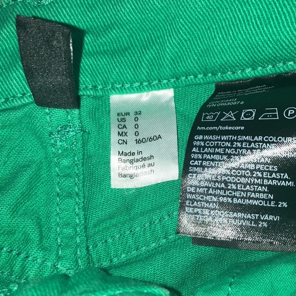 Green h&m jeans - Picture 3 of 3